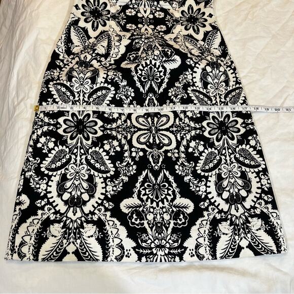 Antonio Melani Parisian Lace Sheath Dress sz 2 Black and White - Picture 8 of 14